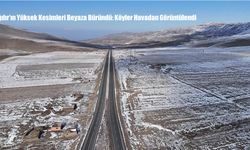Iğdır’ın Yüksek Kesimleri Beyaza Büründü: Köyler Havadan Görüntülendi