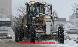 Elazığ’da Karla Mücadele Ekipleri 7/24 Sahada