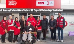 Türk Kızılay Palandöken Şubesi 12 Engelli Vatandaşı Sevindirdi