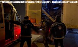 Ağrı’da Tır Dorsesinde 14 Düzensiz Göçmen Yakalandı