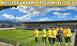 Muşspor’un kamp programı belli oldu
