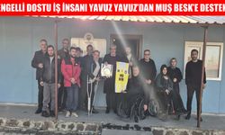 Engelli dostu iş insanı Yavuz Yavuz’dan Muş BESK’e büyük destek