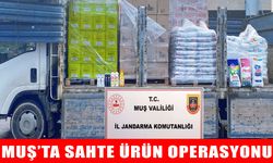 Muş’ta 1,8 milyon liralık sahte ürün operasyonu