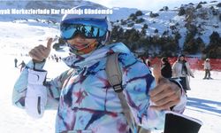 Kayak Merkezlerinde Kar Kalınlığı Gündemde