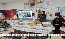 Malatya'da öğrenciler tarafından yerli malı haftası kutlandı