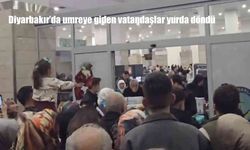 Diyarbakır’da umreye giden vatandaşlar yurda döndü