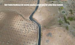Siirt Valisi Kızılkaya bir asırda yapılan asfalt yolu bir yılda ikiye katladı
