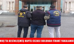 Muş’ta 20 yıl hapis cezası bulunan firari yakalandı