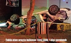 Diyarbakır’da otomobil takla attı: 1 ölü, 1 yaralı