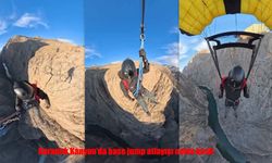 Karanlık Kanyon’da 550 Metrelik Nefes Kesen Atlayış