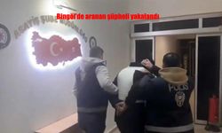 Bingöl’de aranan şüpheli yakalandı