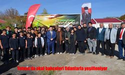 Tatvan’da Okullar Yeşile Bürünüyor: 1.200 Fidan Toprakla Buluştu