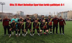 Oltu 25 Mart Belediye Spor’dan Taraftarı Coşturan Farklı Galibiyet: 6-1