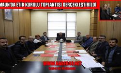 MAUN Etik Kurulu toplandı