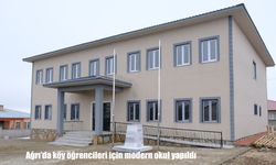 Ağrı'da Ekincik Köyü'nde modern ortaokul binası tamamlandı