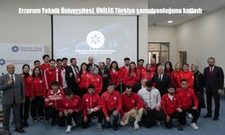 Erzurum Teknik Üniversitesi, ÜNİLİG Türkiye şampiyonluğunu kutladı