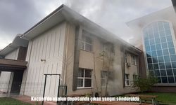 Kocaeli’de okul deposunda yangın: Öğrenciler tahliye edildi