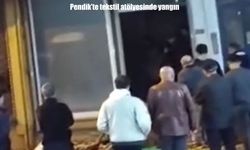Pendik’te tekstil atölyesinde yangın: Minibüs ve otomobile sıçradı