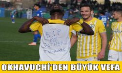 Muşspor’un başarılı forveti Okhavuci’den büyük vefa