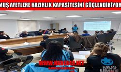 Muş’ta UMKE gönüllüleri göreve hazır