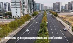 Diyarbakır’da 170 bin ton sıcak asfaltla kentin ana aksları yenilendi
