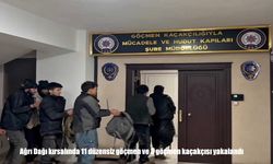 Ağrı Dağı’nda 11 Göçmen Yakalandı