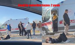 Elazığ'da motosiklet kazası: 2 yaralı