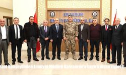 Kent Konseyi'nden Emniyet Müdürü Karaburun'a hayırlı olsun ziyareti