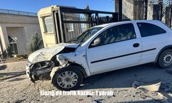 Elazığ’da trafik kazası: 1 yaralı