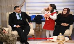 Şehit ailesine anlamlı ziyaret