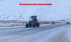Van-Bahçesaray Karayolu Çığ Nedeniyle Geçici Olarak Kapandı
