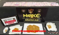 Erzincan’da uyuşturucu operasyonu