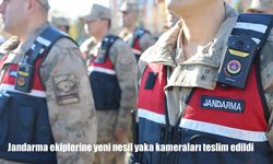 Jandarma ekiplerine yeni nesil yaka kameraları teslim edildi