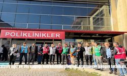 Patnos ağız ve diş sağlığı merkezinde gerçeği aratmayan yangın tatbikatı