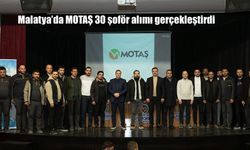 Malatya'da MOTAŞ 30 şoför alımı gerçekleştirdi
