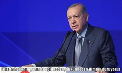 Cumhurbaşkanı Erdoğan: Filistin halkının yanında eğilmeden, bükülmeden dimdik duruyoruz