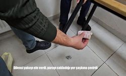 Dilenci yakayı ele verdi, parayı sakladığı yer şaşkına çevirdi