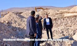 Akçadağ'da mevsimlik tarım işçileri için yeni barınma alanı