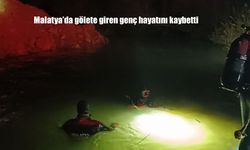 Malatya'da gölete giren genç hayatını kaybetti