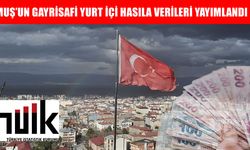 Muş'ta kişi başına GSYH 230 bin TL’ye yükseldi