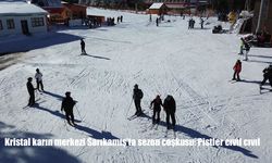 Kristal karın merkezi Sarıkamış'ta sezon coşkusu: Pistler cıvıl cıvıl