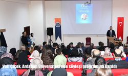 Vali Çiçek, Ardahan Üniversitesi’nde söyleşi programına katıldı