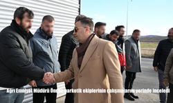 Ağrı Emniyet Müdürü Önder, narkotik ekiplerinin çalışmalarını yerinde inceledi