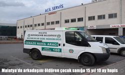 Malatya'da arkadaşını öldüren çocuğa hapis cezası