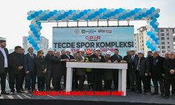 Tecde Spor Kompleksi’nin temeli atıldı