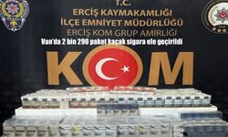 Van'da 2 bin 290 paket kaçak sigara ele geçirildi