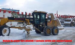 Başkale’de kar esareti: Araçlar gömüldü, 4 mahalle yolu kapandı