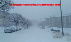 Van’da Kar Alarmı: 569 Yerleşim Yerine Ulaşım Kesildi, Uçuşlar Durduruldu