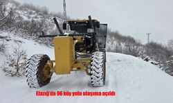 Elazığ’da 96 köy yolu ulaşıma açıldı