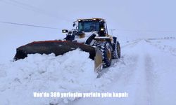 Van’da kar yağışı ulaşımı vurdu: 389 yerleşim yerinin yolu kapandı
